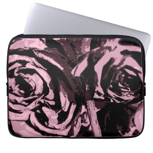Nur ein paar Rose Laptopschutzhülle (Vorderseite)
