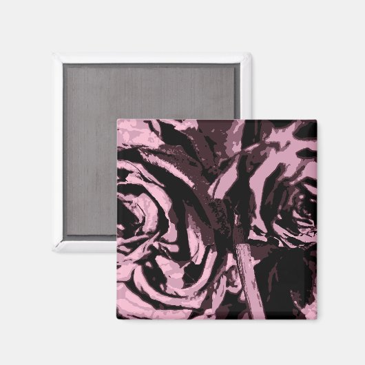 Nur ein paar Rose Magnet (Vorderseite/Rückseite)