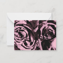 Nur ein paar Rose Mitteilungskarte