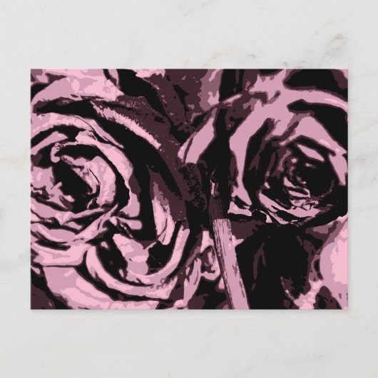 Nur ein paar Rose Postkarte (Vorderseite)