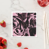 Nur ein paar Rose Serviette (Beispiel)