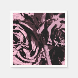 Nur ein paar Rose Serviette