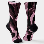 Nur ein paar Rose Socken (Gewinkelt)