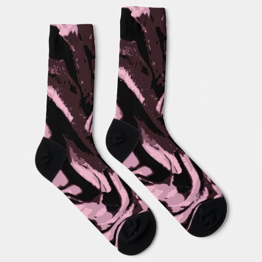 Nur ein paar Rose Socken (Rechts)