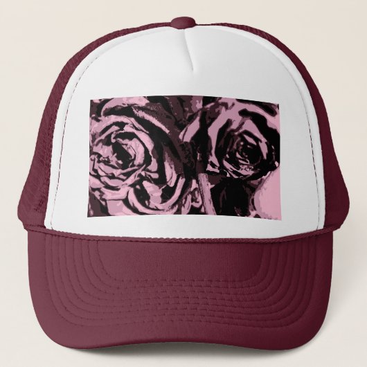 Nur ein paar Rose Truckerkappe (Vorderseite)