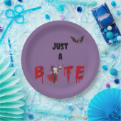 Nur ein paar Vampir Papier Halloween-Teller Pappteller (Party)