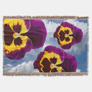 Nur ein Pansy Blossom + Ihr Text & Ideen Decke