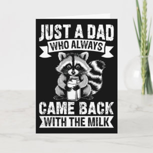 Nur ein Papa, der immer mit der Milch zurückkam Lu Karte