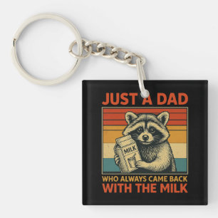 Nur ein Papa, der immer mit der Milch zurückkam Schlüsselanhänger