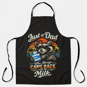 Nur ein Papa, der immer mit der Milch zurückkam Schürze
