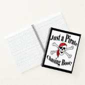 Nur ein Piratenschiff Hintern - farbenfroher Schäd Notizblock (Innenseite)