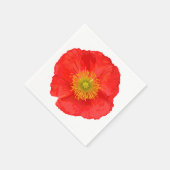 Nur ein Poppy Blossom + Ihr Text & Ideen Serviette (Ecke)