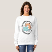 Nur ein Programmierer, der Katzen Liebe Sweatshirt (Vorne ganz)
