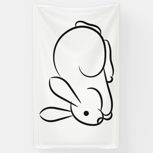 Nur ein Rabbit Banner (Vertikal)
