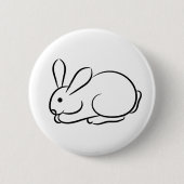 Nur ein Rabbit Button (Vorderseite)