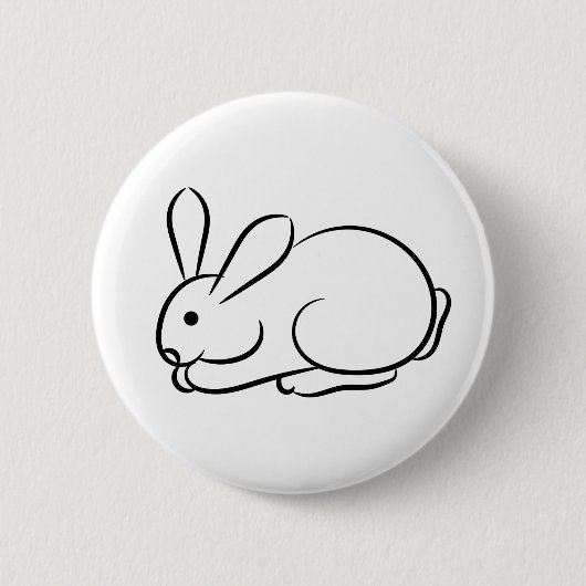 Nur ein Rabbit Button (Vorderseite)