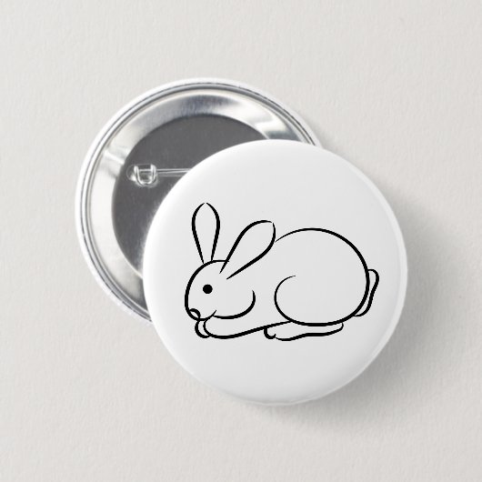 Nur ein Rabbit Button (Vorne & Hinten)