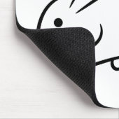 Nur ein Rabbit Mousepad (Ecke)