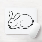 Nur ein Rabbit Mousepad (Mit Mouse)