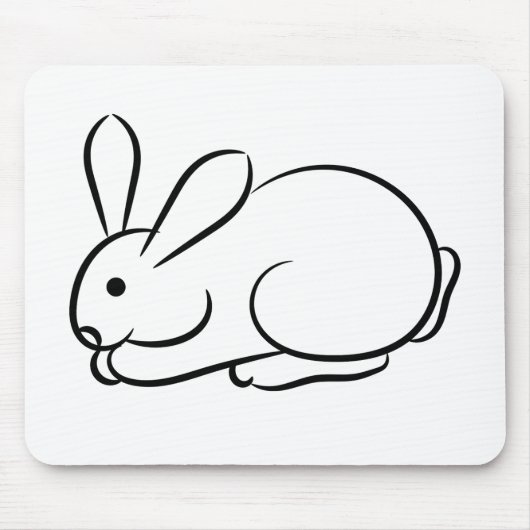 Nur ein Rabbit Mousepad (Vorne)