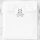 Nur ein Rabbit Runder Aufkleber (Tasche)