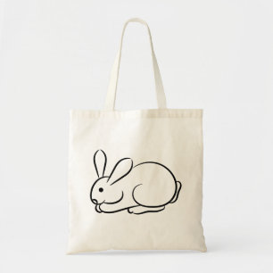 Nur ein Rabbit Tragetasche
