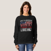 Nur ein regelmäßiger Grampy, der versucht, die Lib Sweatshirt (Vorne ganz)