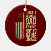 Nur ein regelmäßiger Vater, der versucht, die Libe Keramik Ornament (Vorne)