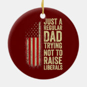 Nur ein regelmäßiger Vater, der versucht, die Libe Keramik Ornament (Hinten)