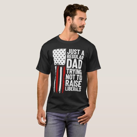 Nur ein regelmäßiger Vater, der versucht, die Libe T-Shirt (Vorne ganz)