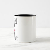 Nur ein regelmäßiger Vater, der versucht, die Libe Zweifarbige Tasse (Mittel)