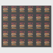 Nur ein Sandwich-Funny-Food-Lover Geschenkpapier (Flach)