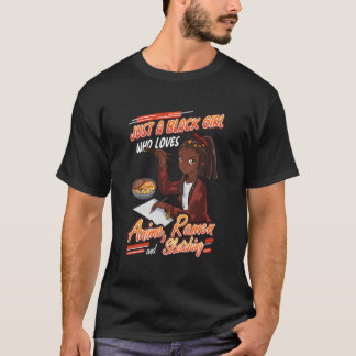 Nur ein Schwarzer, der Anime Ra und Skizzieren lie T-Shirt