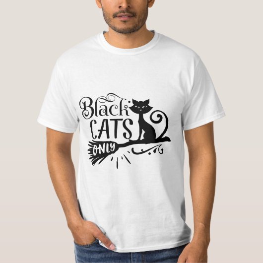 Nur ein schwarzes Katzenhuhn-T-Shirt T-Shirt (Vorderseite)