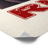 Nur ein Scratch-Rugby-Poster Poster (Ecke)