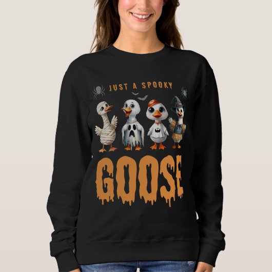 Nur ein seltsamer Gänsehaut, sonnige Halloween-Tie Sweatshirt (Vorderseite)