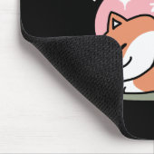 Nur ein Shiba, der niedrig fliegt: Niedliches Shib Mousepad (Ecke)