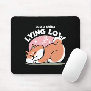 Nur ein Shiba, der niedrig fliegt: Niedliches Shib Mousepad