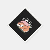 Nur ein Shiba, der niedrig fliegt: Niedliches Shib Serviette (Ecke)