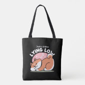 Nur ein Shiba, der niedrig fliegt: Niedliches Shib Tasche (Rückseite)