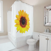 Nur ein Sonnenblume Blossom + Ihr Backgr. Ideen Duschvorhang (Beispiel)