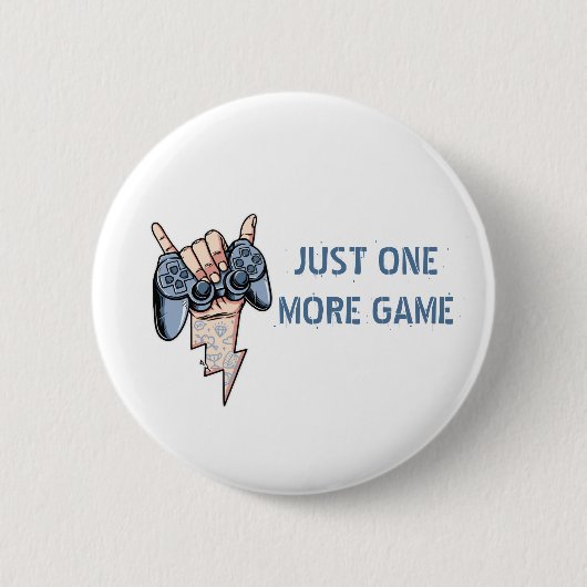 NUR EIN SPIEL NOCH BUTTON (Vorderseite)