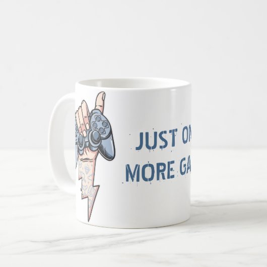 NUR EIN SPIEL NOCH KAFFEETASSE (Vorderseite Links)