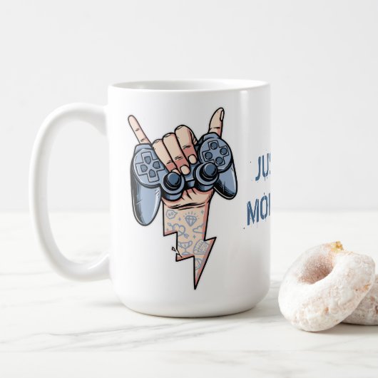 NUR EIN SPIEL NOCH KAFFEETASSE (Mit Donut)