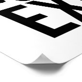 Nur ein spirituelles Sein mit menschlicher Erfahru Poster (Ecke)