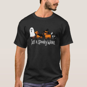 Nur ein spooky Wiener Dachshund Geist Halloween We T-Shirt