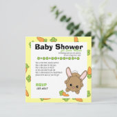 Nur ein Spruch mit Carrot Einladung (Stehend Vorderseite)