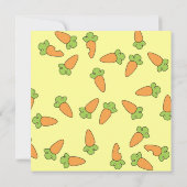 Nur ein Spruch mit Carrot Einladung (Rückseite)