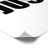 Nur ein statistisches Gefühl (statistischer Spaß) Poster (Ecke)