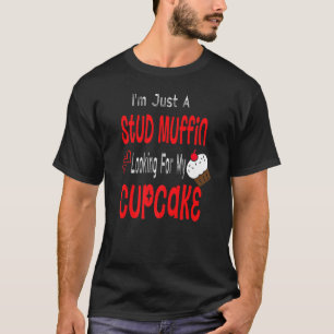 Nur ein Stuck Muffin Cupcake Happy Kleinkind Boy V T-Shirt